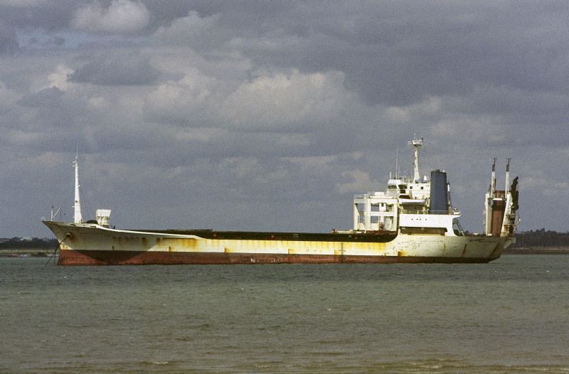 SAPPHIRE BOUNTY laid up in the River Blackwater Date: 25 August 1985.